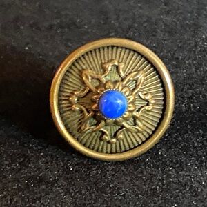 Jan Michaels of San Francisco Semiprecious Stone Ring, Adjustable